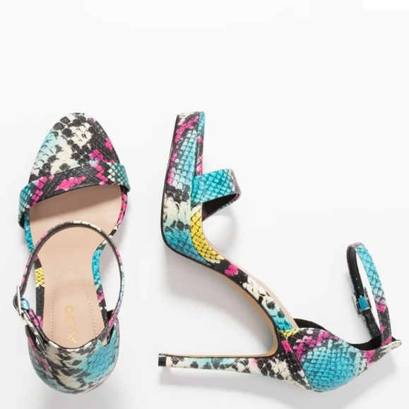 High eminal print heels, Aldo, size 6 - Picture 2 of 12
